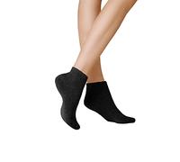 KUNERT Damen Sneaker Socken Homesocks ohne Gummifäden Black 0070 39-42