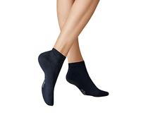 Kunert Sneakersocken Liz – 3er-Pack, antirutsch – Marine, Größe 39-42