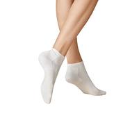 Sneakersocken KUNERT "LIZ", Damen, Gr. 39-42, weiß, Baumwollmischung, normal, Socken Sneakersocken, druckfreier Komfortbund, Cotton-Mix, weich (57663106-39) weiß