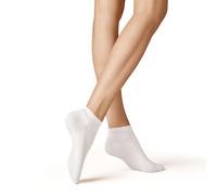 KUNERT Damen Sneaker Socken Liz Plush druckfreier Bund White 0010 39-42