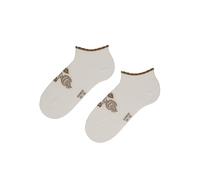 KUNERT Damen Sneaker Socken Romantic Ornament Blumenmuster White 0010 35-38