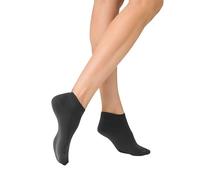 KUNERT Damen Sneaker Socken Sensual Cotton druckfreier Bund 128 DEN