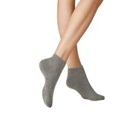 KUNERT Damen Socken Homesocks ohne Gummifäden Lichtgrau 35-38