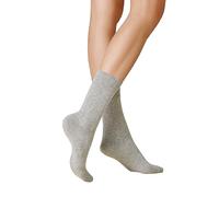 Kunert Damen Socken Liz 3er-Pack druckfreier Bund Lichtgrau Größe 39-42