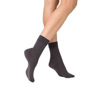 KUNERT Damen Socken Sensual Cotton extra fein 130 DEN Antracite 8140 35-38