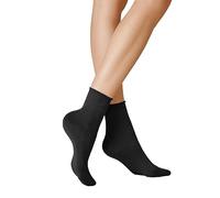 KUNERT Damen Sensual Cotton Socken, Schwarz (Black 0070), (Herstellergröße: 35/38)