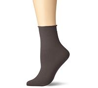 KUNERT Damen Socken Sensual Cotton Rollrand 130 DEN Carbon 3420 35-38