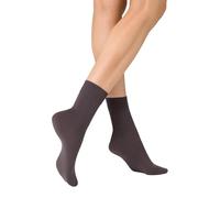 KUNERT Damen Socken Sensual Merino druckfreier Bund 150 DEN Antracite 8140 39-42