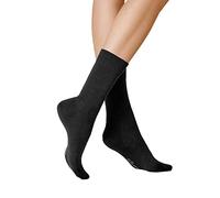 Socken KUNERT "Socke Soft Wool Cotton", Damen, Gr. 35-38, schwarz (schwarz 0070), Obermaterial: 70% Schurwolle WV. 20% Baumwolle CO. 8% Polyamid PA. 2% Elasthan EL., Socken Socken (86427357-35) schwar