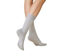 Kunert Socken Soft Wool Cotton 3er-Pack Lichtgrau Größe 39-42