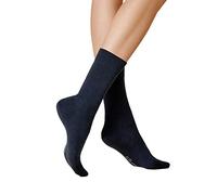KUNERT Damen Socken Soft Wool Cotton druckfrei marine 39/42