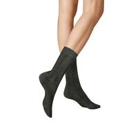 KUNERT Damen Socken Winter Dreams - Plait weich Anthrazitmel 4050 35-38