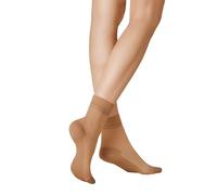 Kunert Cotton Sole 20 Söckchen 3er Pack | 39-42 (II) | Tan (KU-1003)