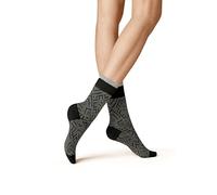 KUNERT Damen Socken Soft Allover Fashion Black 0070 39-42