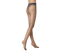KUNERT Damen Strumpfhosen 352000 MYSTIQUE 20, transparent, 20 den, matt, 48/50, basalt, grau, Edle Strumpfhose, pudrig Optik, Feinstrumpfhose, verstärkte Fußspitze mit Maschenstopp