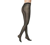 Kunert Strumpfhose Satin Look 40 – semi-blickdicht, glänzend, 40 DEN – 3er Pack Graphit 38-40