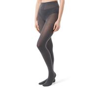 Strickstrumpfhose KUNERT "Strumpfhose Sensual Cotton Curvy", Damen, Gr. 45-47, grau (antracite 8140), Obermaterial: 65% Baumwolle CO. 30% Polyamid PA. 5% Elasthan EL., Strumpfhosen (71481431-45) antra