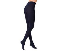 KUNERT Damen Strumpfhosen Soft Wool Cotton wärmend Marine 0360 42-44