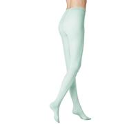 KUNERT Damen Strumpfhosen Velvet 40 semi-blickdicht matt-schimmernd 40 DEN light-green 1524 44-46