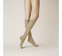 Kunert Damen-Kniestrümpfe Fly&Care® 8320 – Stützklasse III 30 DEN Beige-mel. Gr. 41–42
