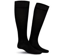 Kunert Herren Reisekniestrumpf Fly & Care Stützklasse III Braun mel. 47-48