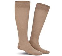 Kunert Fly & Care Men Reisekniestrumpf 1 Paar | 49-50 (VI) | Beige mel. (KU-8320)