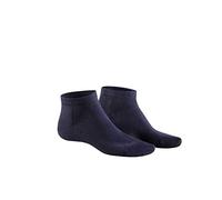 KUNERT Herren Sneaker Socke 872400 RICHARD, Strick sneaker Socken, 43/46, navy, Blau, hoher Baumwollanteil, weich, hautfreundlich, druckfreier Komfortbund, verstärkte Spitze und Ferse