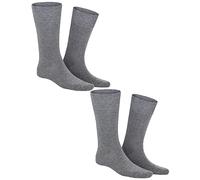 Kunert Comfort Cotton Socke 2er Pack | 43-46 (II) | Silver mel. (KU-8110)