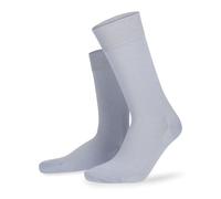 Socken KUNERT "Socke Gary", Herren, Gr. 39-42, grau (light, blau 8040), Obermaterial: 70% Schurwolle WV. 20% Baumwolle CO. 8% Polyamid PA. 2% Elasthan EL., Socken Socken (19585416-39) light, blau 8040