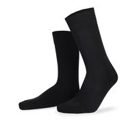 KUNERT Herren Socken Richard druckfreier Bund Black 0070 39-42