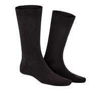 Kunert Herrensocken Richard 3er-Pack Baumwolle druckfreier Bund Braun mel. 39-42