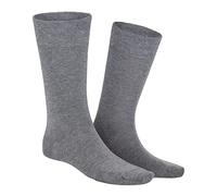 Kunert Socken Richard – 3er-Pack Herren Silver mel. Größe 43-46, druckfreier Bund