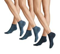 Sneakersocken HUDSON "Socken SIMPLY³ 3-PACK SNEAKER 3er Pack", Herren, Gr. 39-42, blau, Obermaterial: 80% Baumwolle CO. 18% Polyamid PA. 2% Elasthan EL., Socken Sneakersocken (73819446-39) blau