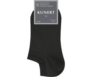 Kunert Liz Sneaker Socke 3er Pack | 35-38 (I) | Black (KU-0070)