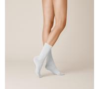 Kunert Socken Liz – 3er-Pack, druckfreier Bund, Weiß, Größe 35-38