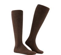 Kunert Reisekniestrumpf Fly & Care Men – 1 Paar, Größe 49-50 (VI), Brown mel. (KU-8210)