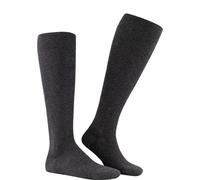 Kunert Fly & Care Men Reisekniestrumpf 1 Paar | 39-40 (I) | Anthrazit mel. (KU-8130)