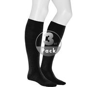 KUNERT Men Kniestrümpfe Herren Baumwolle schwarz, 47-50