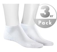 KUNERT Men Sneakersocken Herren Mikrofaser weiß, 43-46