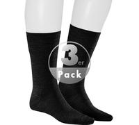 KUNERT Men Socken Herren Schurwolle schwarz, 43-46