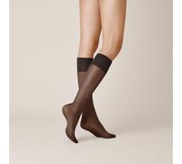 KUNERT - SATIN LOOK 20 black - Gr. - 35/38