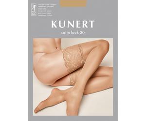 Kunert Satin Look 20 Halterloser Strumpf 1 Paar | M (II) | Tan (KU-1003)