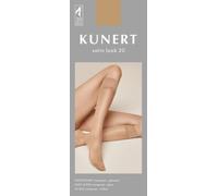 Kunert Satin Look 20 Kniestrumpf 3er Pack | 35-38 (I) | Cashmere (KU-0540)