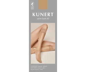 Kunert Satin Look 20 Kniestrumpf 3er Pack | 39-42 (II) | Cashmere (KU-0540)