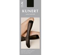 Kunert Satin Look 40 Kniestrumpf 3er Pack | 35-38 (I) | Graphit (KU-0420)