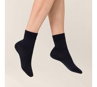 KUNERT Damen Socken Sensual Merino druckfreier Bund 150 DEN Marine 0360 35-38