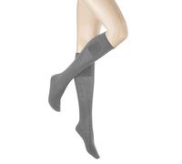 Kunert Soft Wool Cotton Kniestrumpf 3er Pack | 35-38 (I) | Lichtgrau (KU-0170)