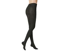 Kunert Damen Strumpfhosen Winter Dreams Plait – wärmend – Anthrazitmel 4050 Größe 44-46