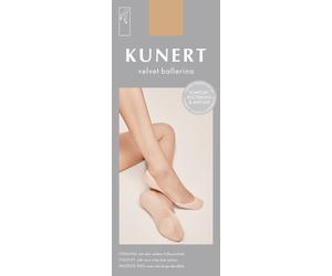 Kunert Velvet Ballerina Füßling 3er Pack | 39-42 (II) | Puder (KU-3550)