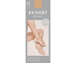 Kunert Velvet Loafer Füßling 3er Pack | 39-42 (II) | Puder (KU-3550)